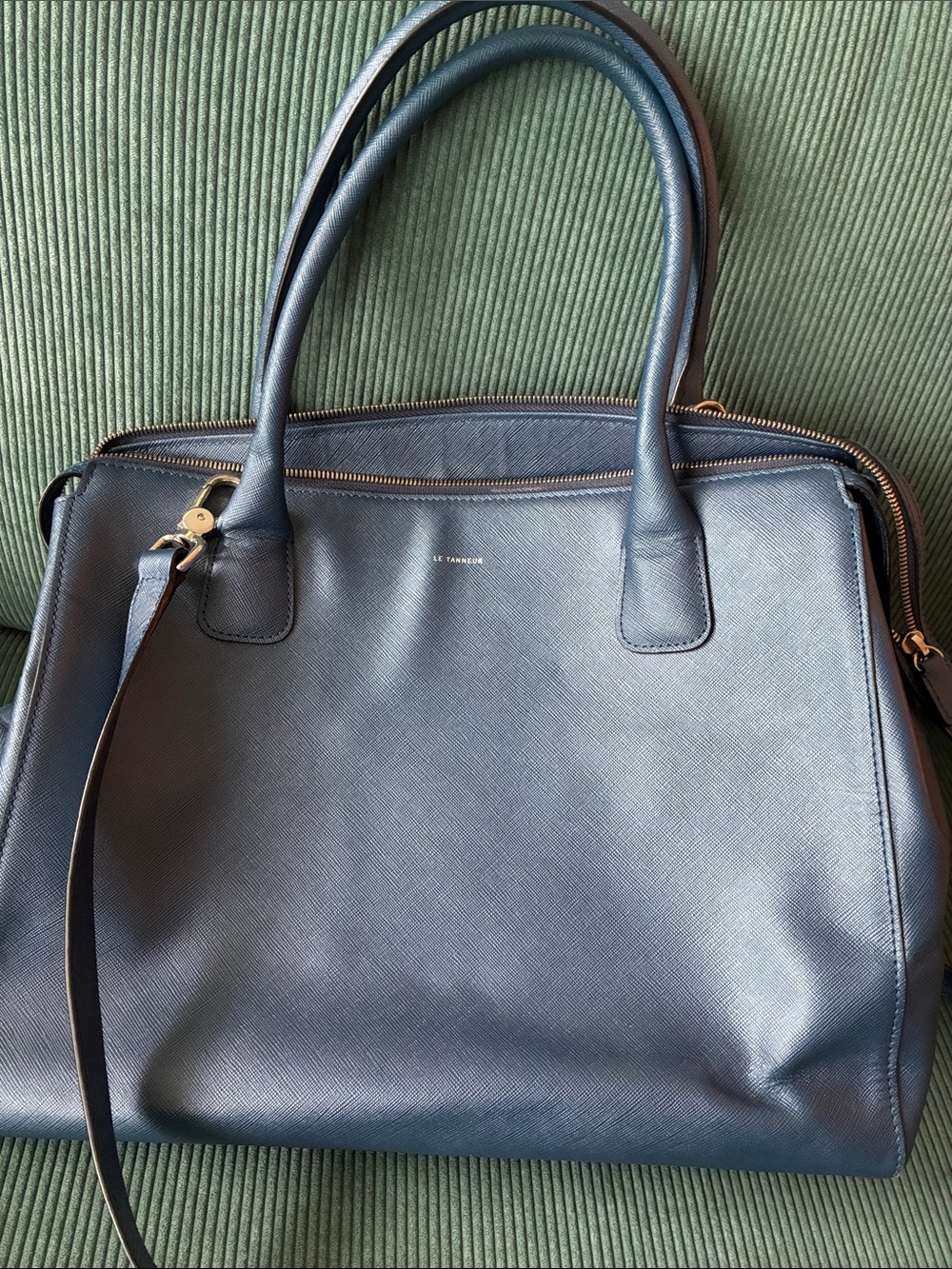 Le Tanneur leather bag - blue